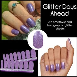 Color Street Nail Strips, Glitter Days Ahead